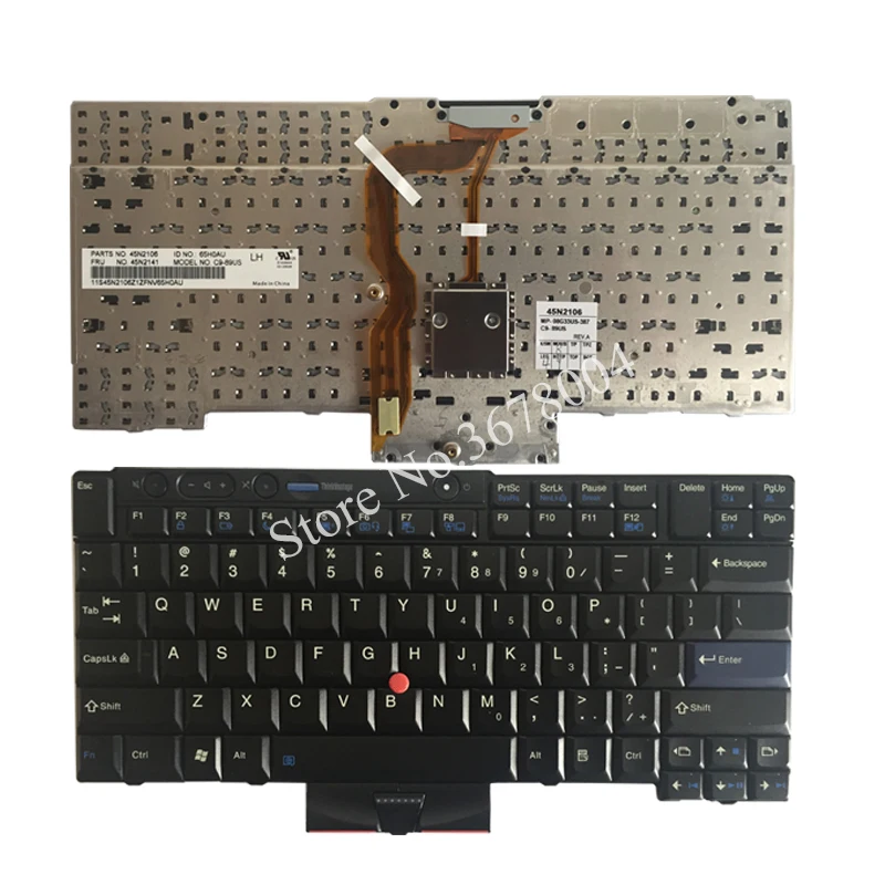 Для Lenovo ThinkPad Клавиатура для ноутбука T400S T410S T410 T410I T510 W510 T420 T420S W520 X220T X220s X220i US |