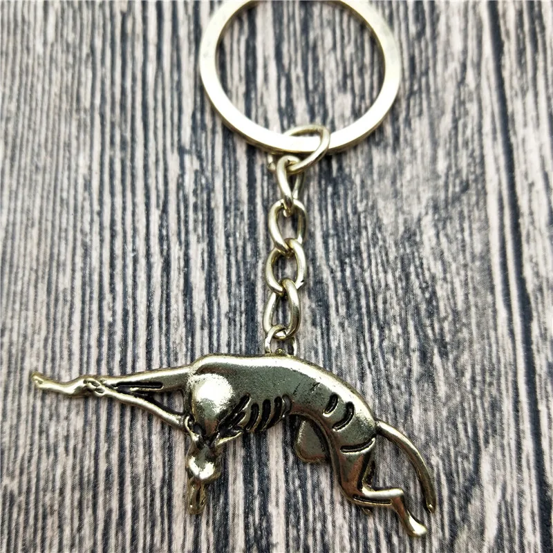 Новинка итальянский брелок для ключей Greyhound Модная бижутерия домашних питомцев