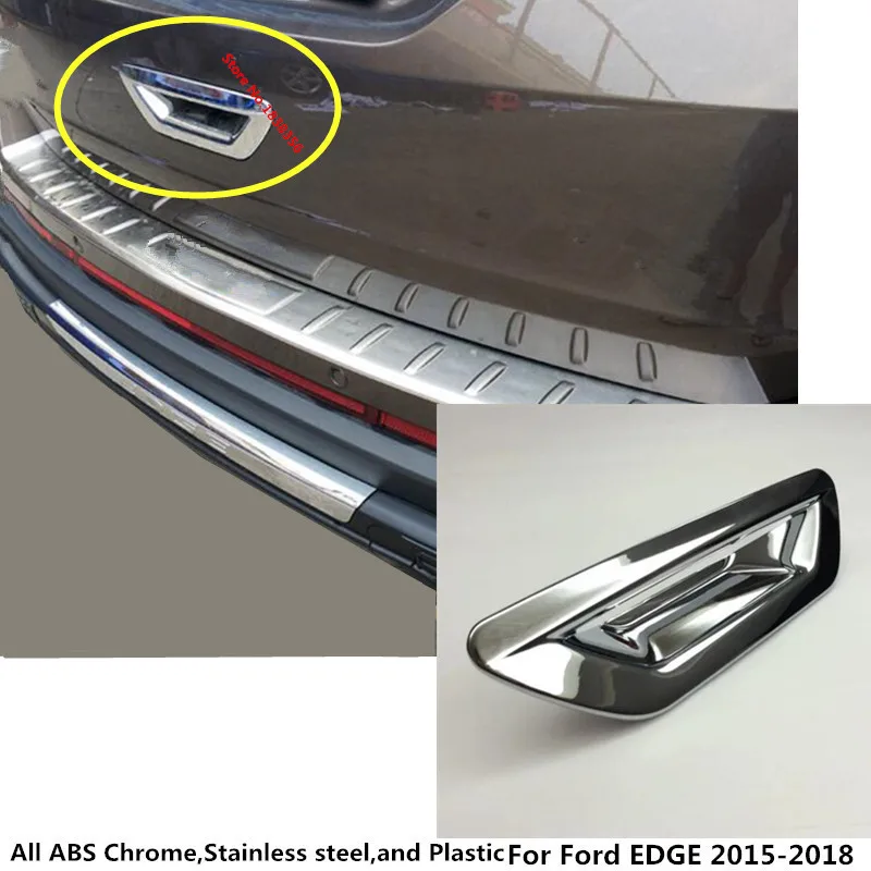 Горячая Распродажа для Ford EDGE 2015 2016 2017 2018 рамка автомобиля планки ABS хромированная