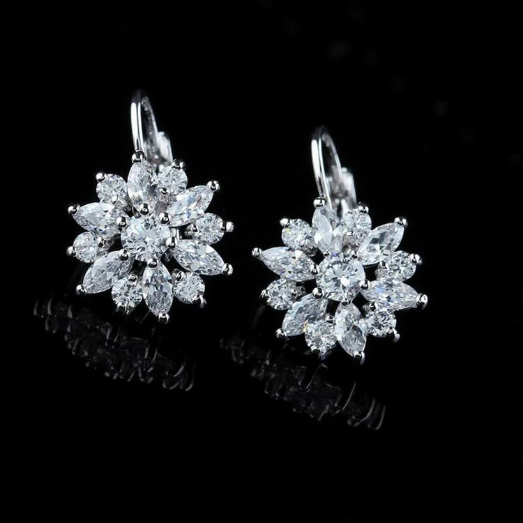 Известный бренд роскошные Висячие серьги куртка для женщин Brincos Grandes с ААА Swiss