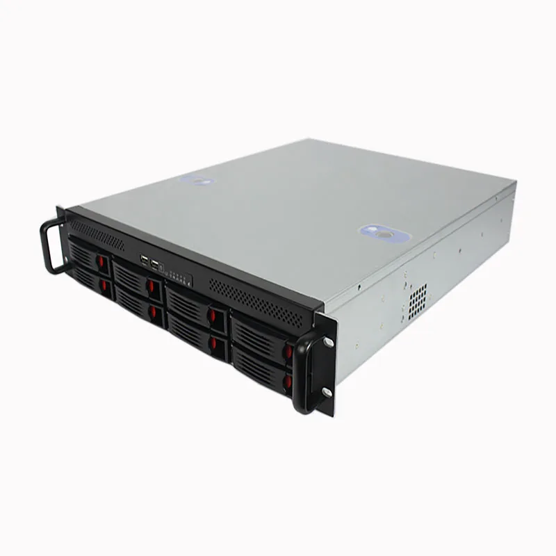 Корпус для серверного компьютера 8 HDD дисков 2 u550mm чехол 550 мм|server computer case|computer