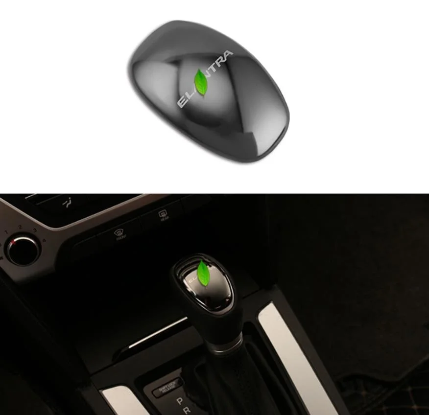 Декоративная крышка рычага переключения передач из нержавеющей стали для HYUNDAI