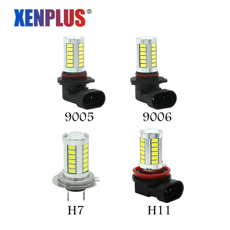 2 шт. автомобисветодиодный светодиодные лампы H7 H11 H8 H9 HB4 HB3 33 SMD 5730 6000