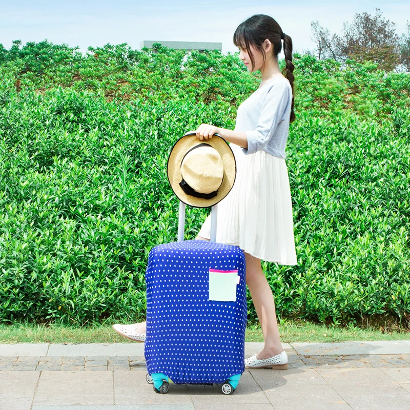 

Yesello High Quality Fashion Travel on Road Luggage Cover Protective Suitcase cover Trolley case Travel Luggage Dust Cover