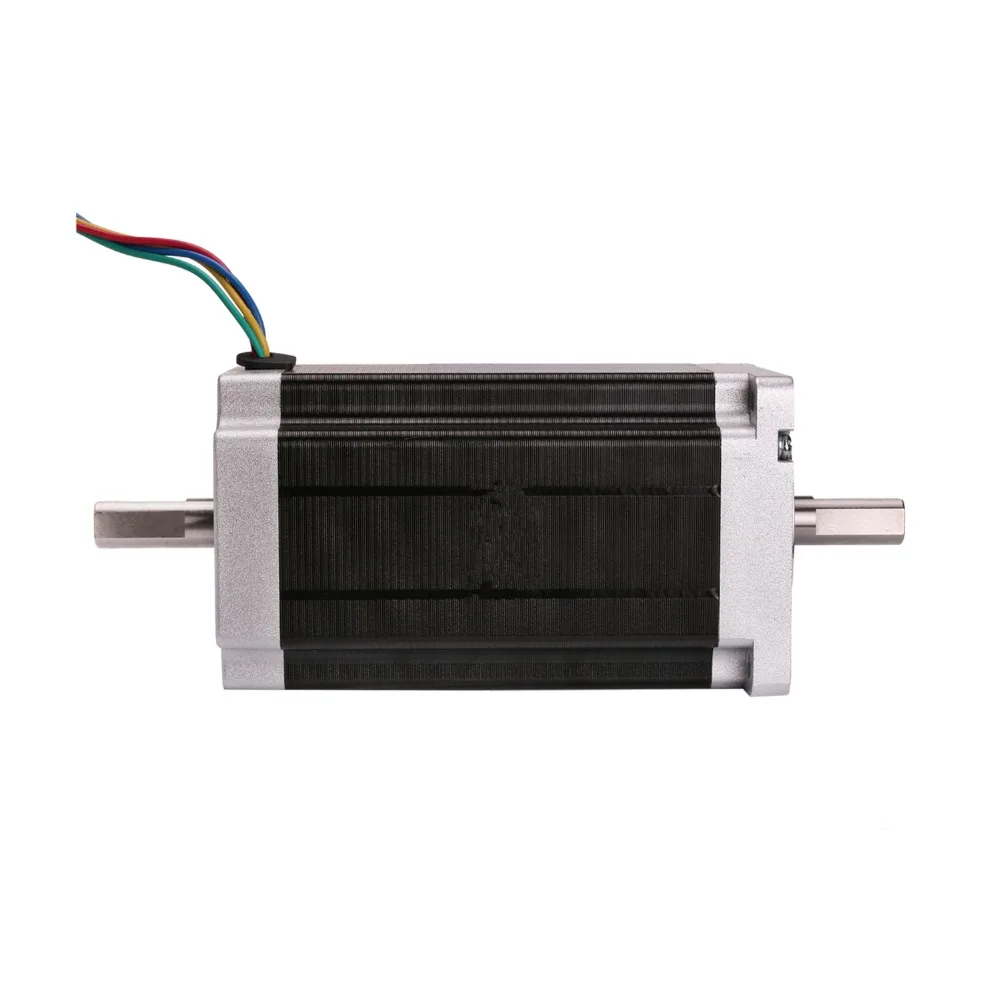 Мощный двигатель! CNC Wantai Nema34 шаговый двигатель 85BYGH450C-012B двойной вал 151-In мм а CE ROHS ISO USA CA UK DE JP AU бесплатно