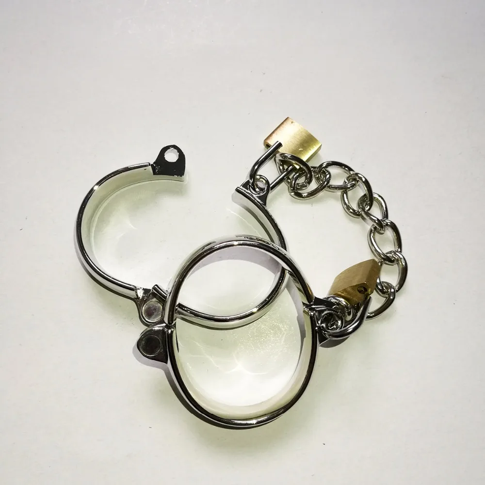 Tierry улучшенные наручники лодыжки манжеты из нержавеющей стали Запираемые