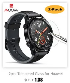 2 шт., закаленное стекло для huawei Watch GT 46 мм 42 мм, Защитная пленка для экрана, защита от взрыва и царапин