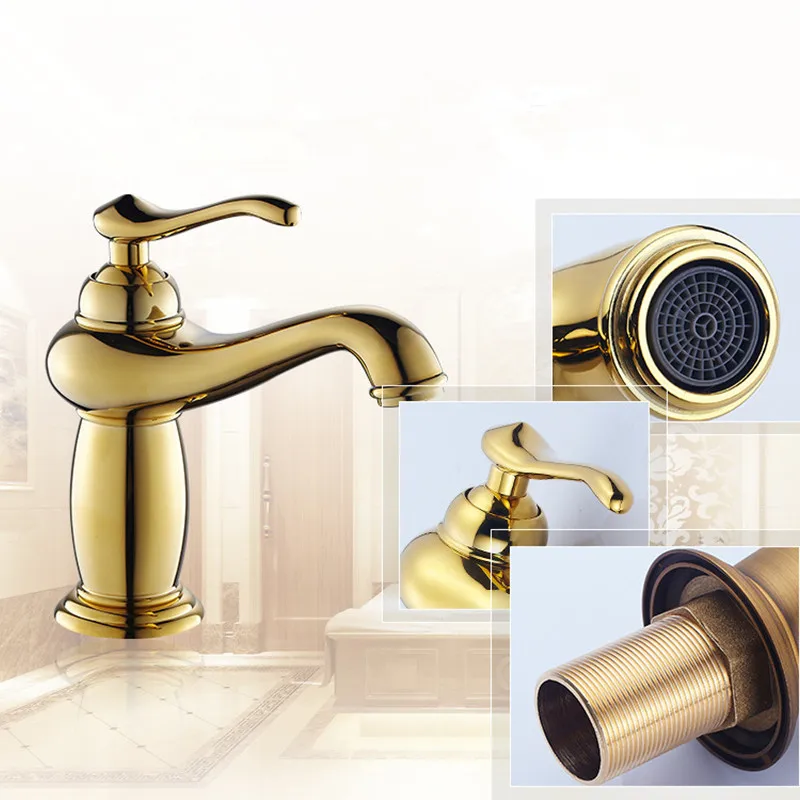 Бесплатная доставка смеситель для ванной из твердой меди роскошный европейский
