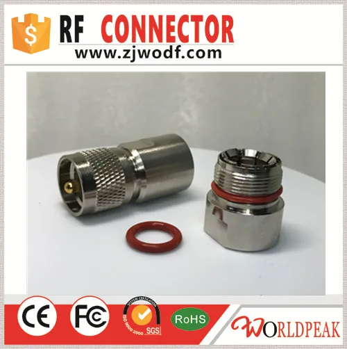 Бесплатная доставка 5 шт. UHF мужской PL259 прямой разъем LDF4 коаксиальный кабель RF