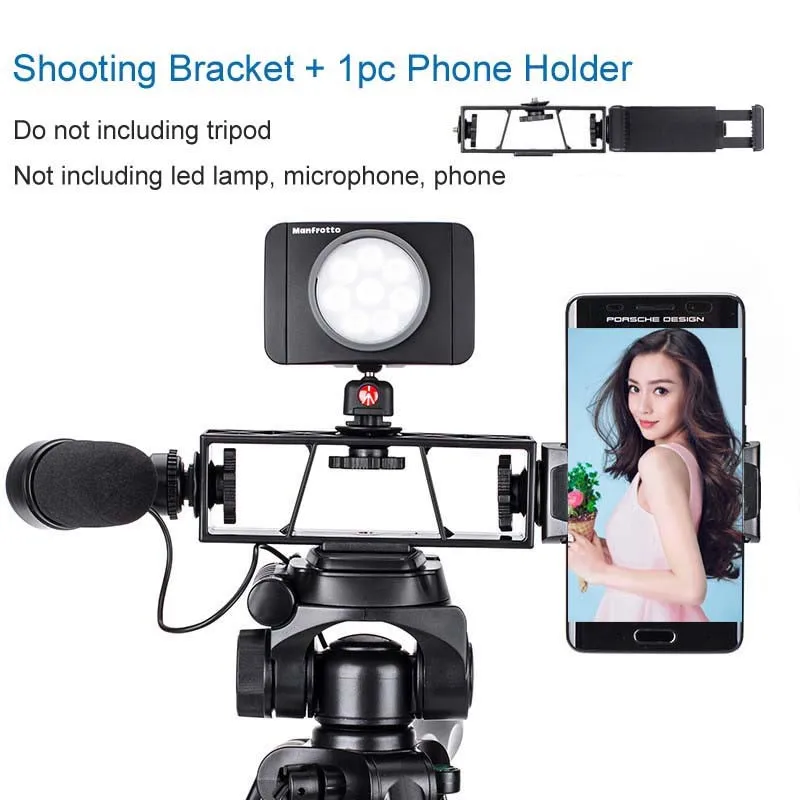 Ightpro Фото съемка телефон селфи камера штатив кронштейн с телефона Клип держатель