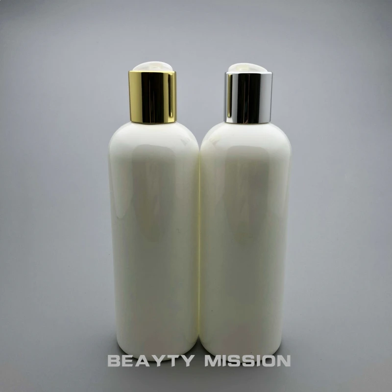 BEAUTY MISSION 20X300 мл верхней части диска Кепки Белая пустая бутылка Пластик ПЭТ для