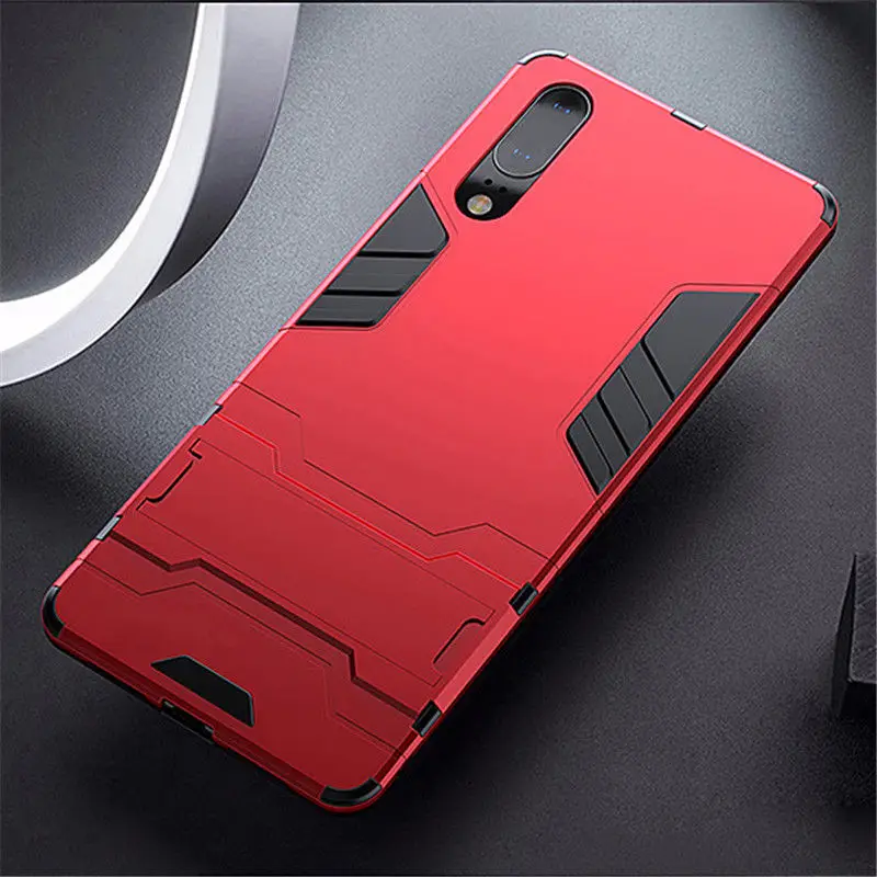 Red Роскошный защитный чехол для телефона huawei Honor Note 10 nova 3i 3 P20 lite mate 10 Pro P10 P Smart Plus чехол-подставка чехол - Цвет: Red