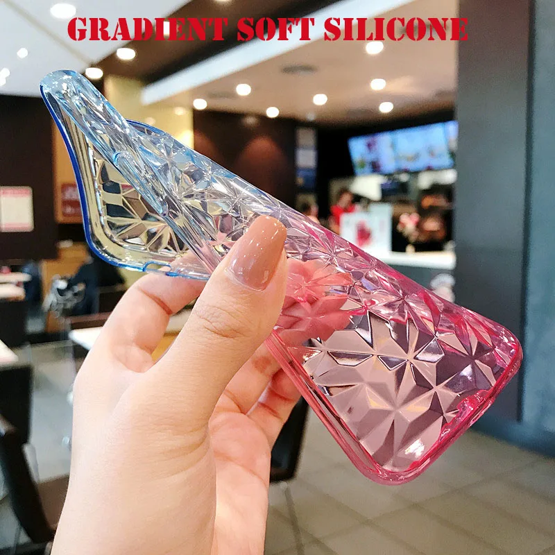 Для iphone х чехол для 8 7 Чехол fashion Кристалл зерна Мягкий силиконовый 6 6s плюс капа на