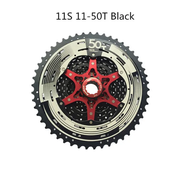 11S11-50T Black Red Высокое качество прочный sunracing маховик CSMX8/CSMX3 горный велосипед 8 S/9 S/10 S/11 S/12 S 28 T-50 T полный спектр Маховиков - Цвет: 11S11-50T Black Red