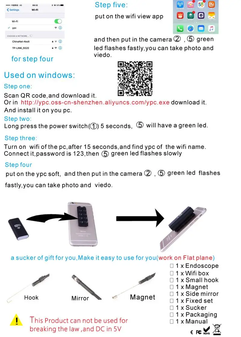 Antscope Wifi эндоскоп камера Android 720P Iphone эндоскоп камера водонепроницаемая камера Endoscopio Android iOS Boroscope камера 19