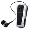 silver Fineblue F910 Мини Портативный беспроводной Bluetooth наушники гарнитура в ухо Вибрационный оповещение износ клип наушник Hands-Free для телефона - Цвет: silver