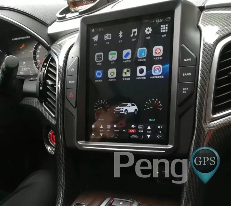Tesla style 10,4 дюймов Android 6,0 Автомобильный gps-навигация, dvd-плеер для Honda Avancier ips экран 2 Din радио головное устройство автомобиля