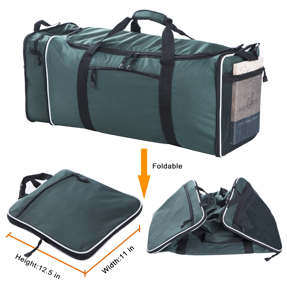 FLYONE большая дорожная вещевая сумка 11x12 5x25 дюймов с 57L вместимостью полиэфирные