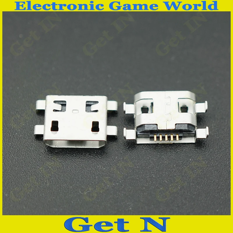 10 шт. 4DIP 5Pin Micro USB разъем V8 порт для зарядки планшетных ПК мобильный телефон