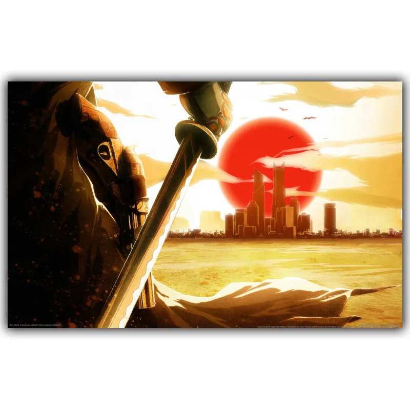 Samurai Champloo аниме Mugen And Jin Арт Шелковый плакат печать японского аниме картины для декора стен 30x48 см 50x80 см 60x96 см - Цвет: DM112