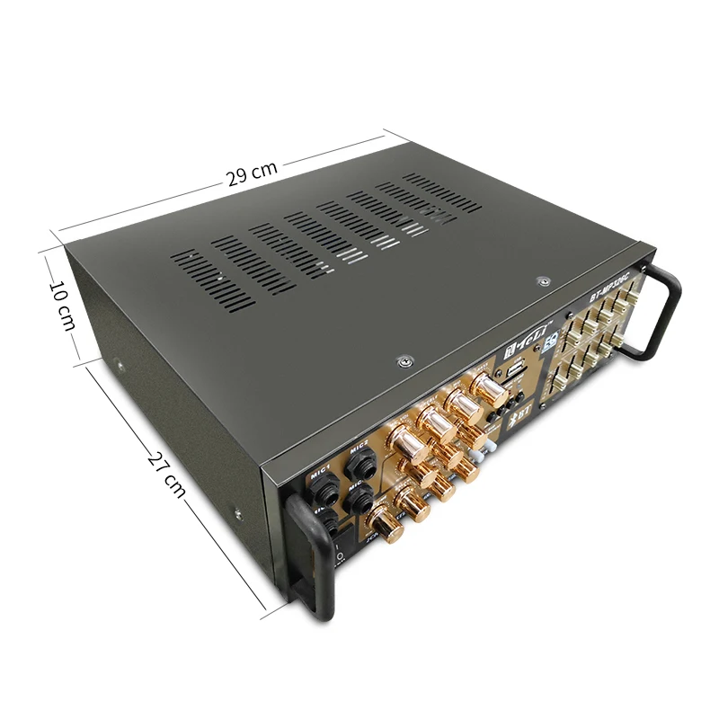 220V 300W+ 300W BT-MP326C 2-канальный цифровой стерео эхо смеситель для Домашнего Караоке Аудио усилитель эквалайзер