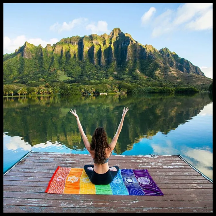 Европейский и американский стиль богемное пляжное полотенце с узором плед