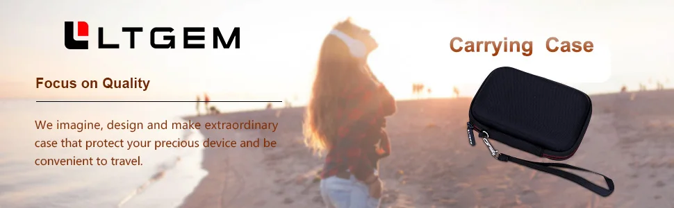 LTGEM Сумка для планшета eva WD 500GB& 1 ТБ My Passport Go SSD Кобальт портативная внешняя сумка для хранения-Дорожная Защитная сумка для переноски