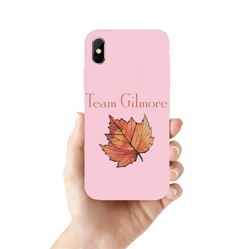 Gilmore/силиконовый чехол для девочек A Vida é Curta Falar rаpido Caso de Telefone из ТПУ Tampa traseira para o