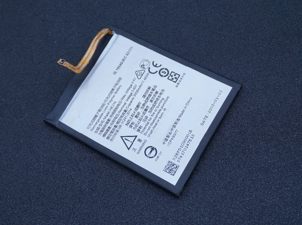 LehonS 3000 мАч Сменный аккумулятор для телефона Nokia 6 nokia6 N6 TA-1000 TA-1003 TA-1021 TA-1025 TA-1033 TA-1039