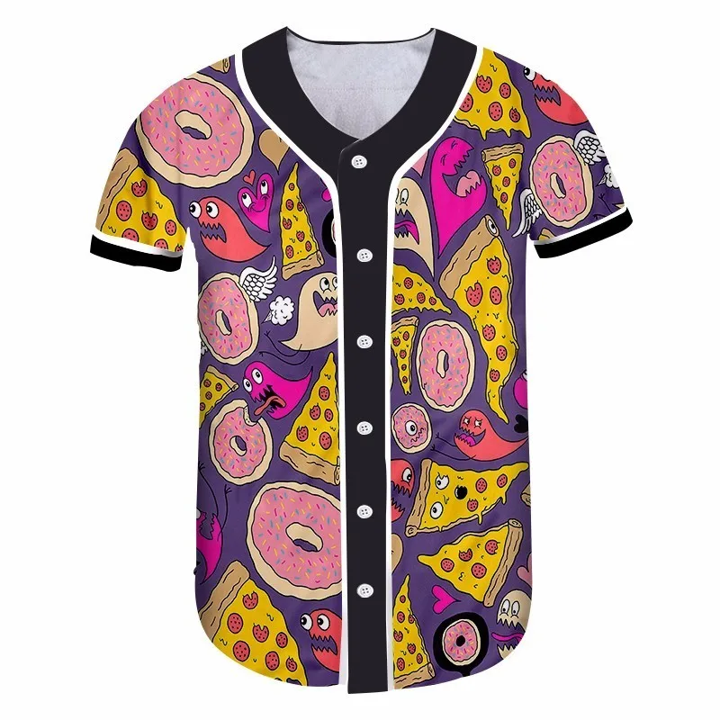 OGKB бейсбольная рубашка для женщин унисекс короткая 3D футболка с принтом