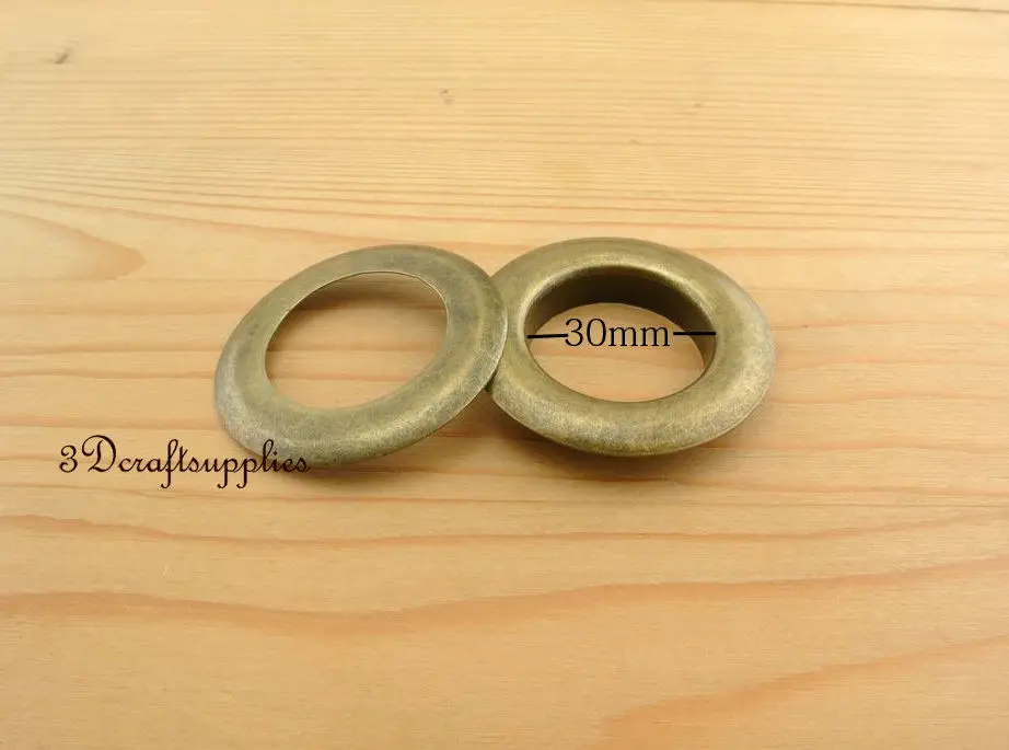 Металлические Люверсы с прокладками шайбы антилатунные круглые 14 наборов 30 мм M45