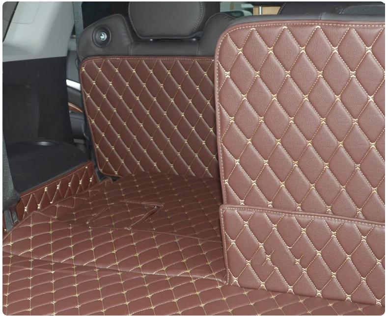 Коврик для багажника из волоконной кожи acura mdx 2014 2015 2016 2017 2018 2019 3-го поколения