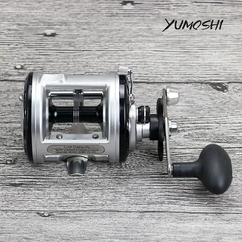 YUMOSHI JCA2000/3000/4000/5000 барабан рыболовная Катушка 12 + 1BB морской рыбалки литой колеса