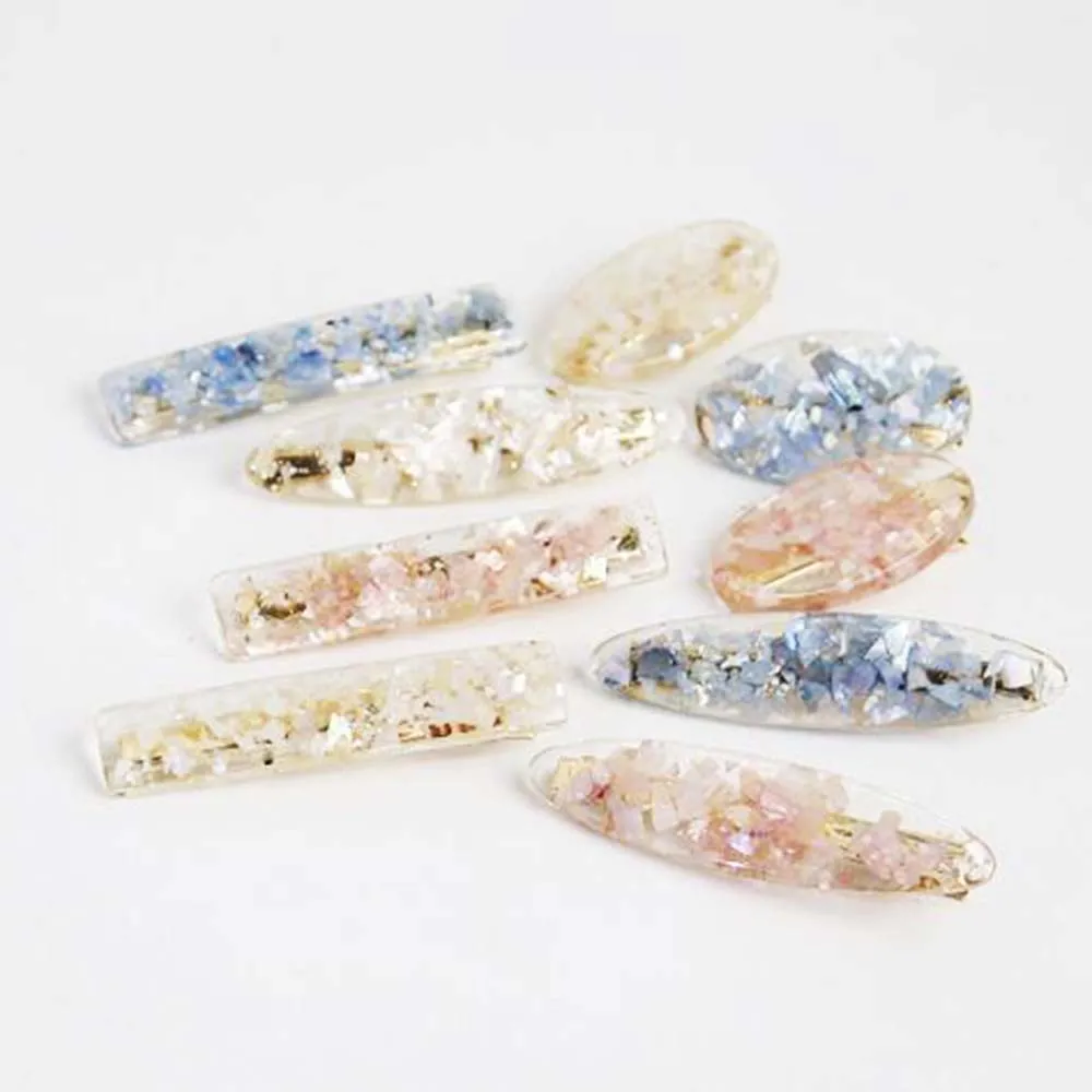 1 шт. корейская мода женская жемчужная заколка простой цветок Шпилька для девочек