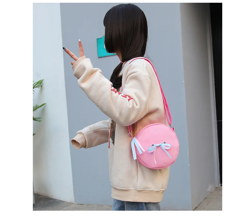 Women Backpack Korean Fashion Ribbon Bow 5pcs Cover Mother Bag Wild Large-capacity School Bag