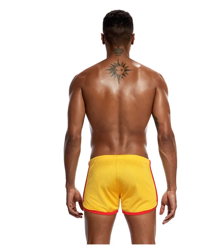 

Fashion Classic Solid Mesh Men's Shorts Boxer Fast Dry Retailer Trunks Summer Elastic Waist Mens Shorts Underwear Underpants
