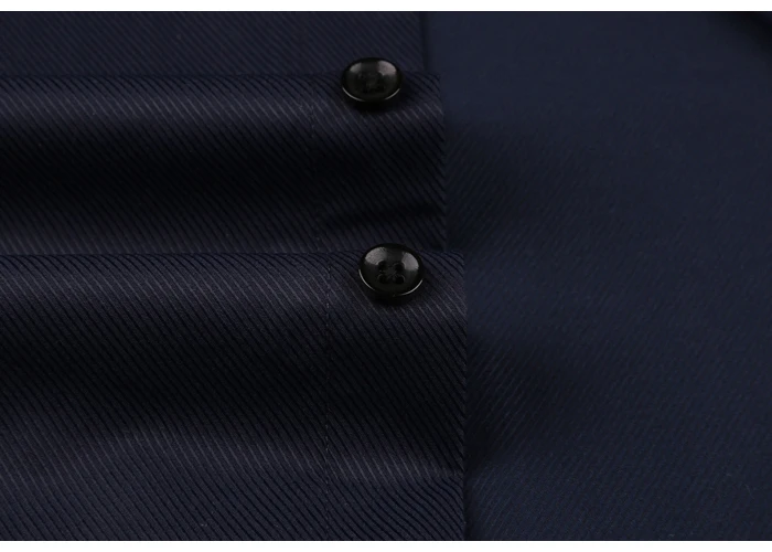 Men's Classic Regular-fit Plain/Striped/Twill Basic Dress Shirts with Pocket Formal Business Long Sleeve Work Office Tops Shirt