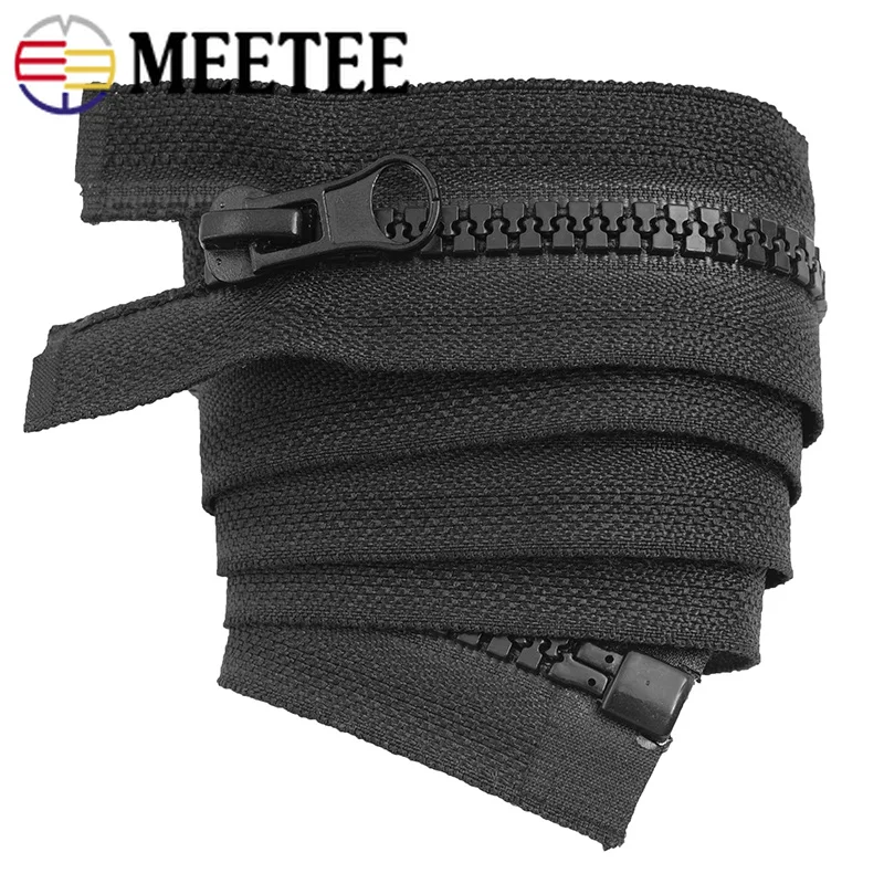 5 шт Meetee # смоляные молнии с открытым концом 70 см длинные для шитья куртки на