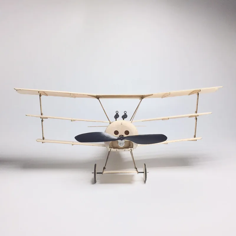 MininimumRC самолет лазерная резка самолетик из пробкового дерева комплект Fokker DR.1