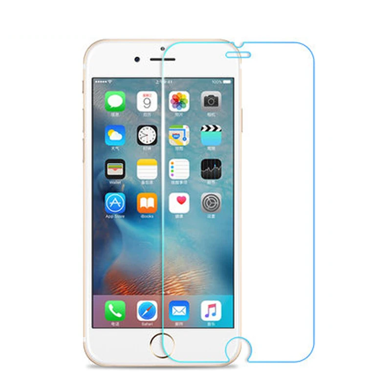 Wellzly 10 шт. закаленное стекло для iPhone 4 4S 5 5S SE 6S 7 8 x плюс стеклянная крышка 2.5D HD 9 H Iphone