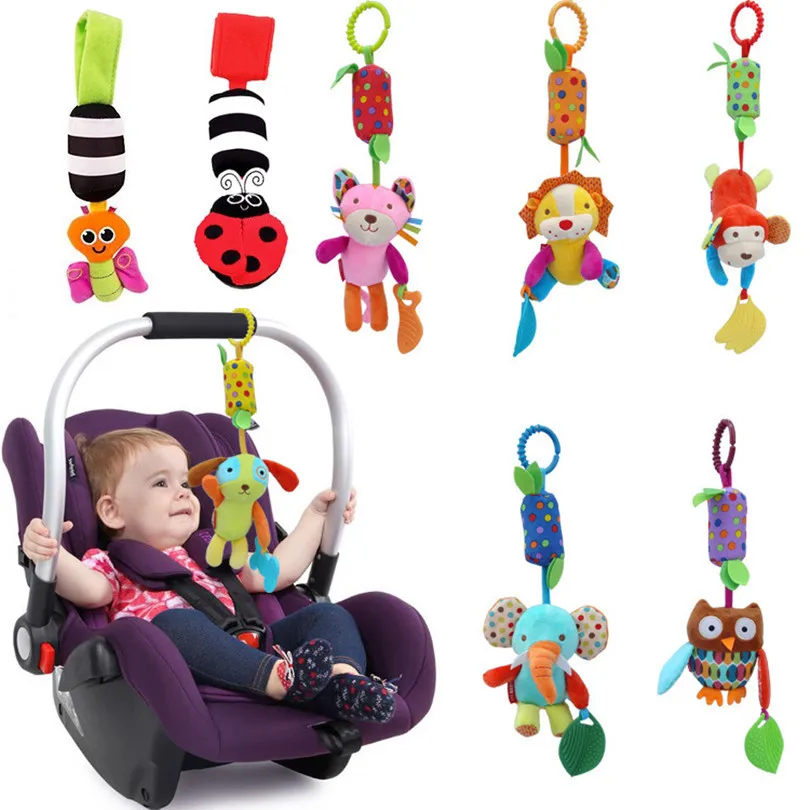 

Baby Gift Hot Sale New Infant Toys Mobile Baby Plush Toy Bed Wind Chimes Rattles Bell Toy Stroller for Newborn WJ07