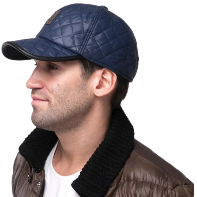 Зимние мужские кожаные бейсболки Кепка бомбер кепка Cappelli Cappello Donna Uomo|Мужские