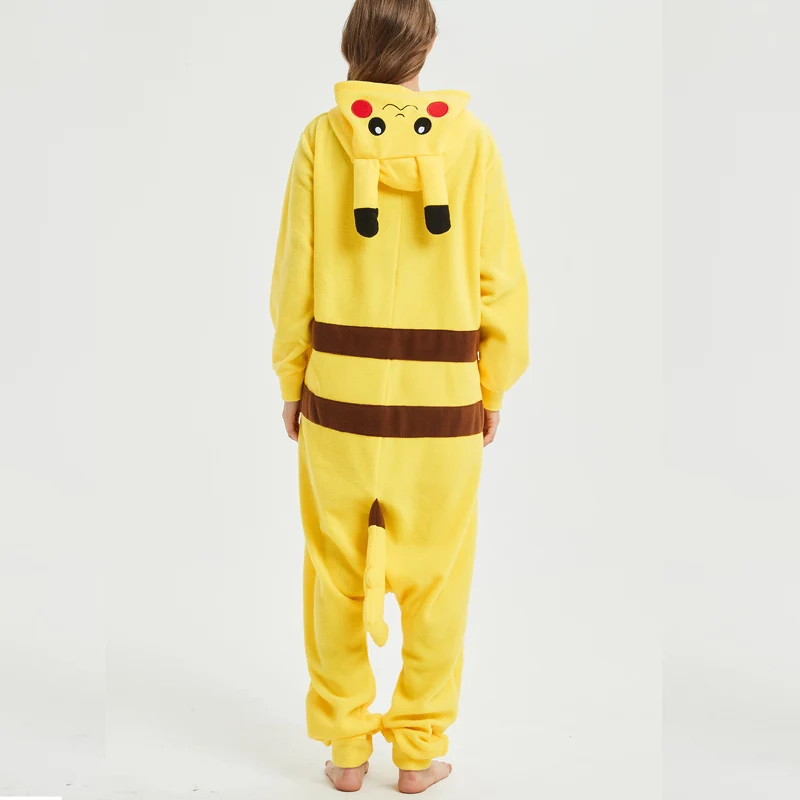 Забавный Kigurumi для костюм косплея Для Взрослых Покемон Пижама комбинезон с
