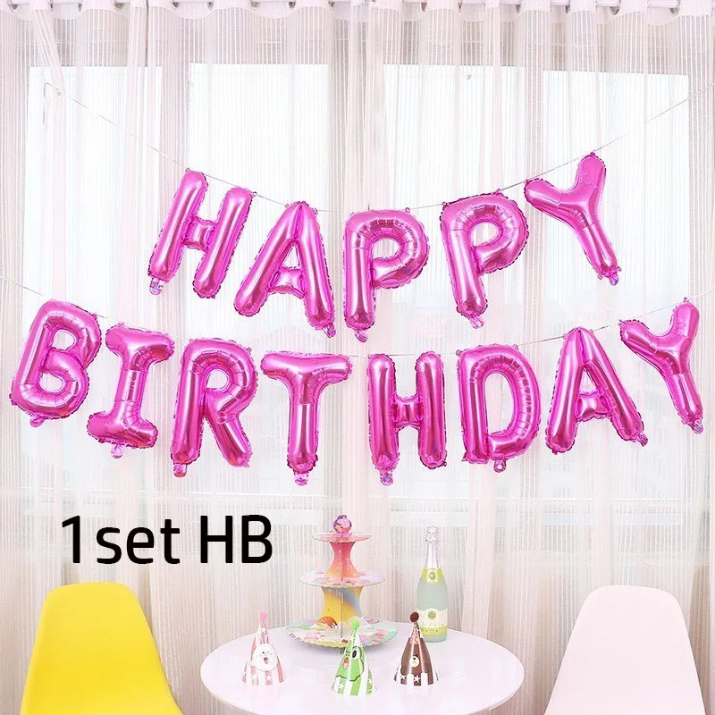 1set HB 15 шт./компл. Единорог вечерние Фольга воздушные шары латексных шарика в горошек "Лошадка Радуга на день рождения Единорог украшения для тематических вечеринок Поставки - Цвет: 1set HB