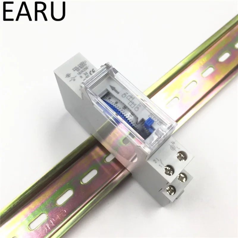 Бесплатная доставка программируемый Аналоговый механический таймер SUL180a на din