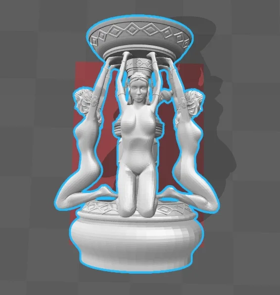 Модель 3d для женщин фрезерный станок с ЧПУ вырезанная форма формат STL файл