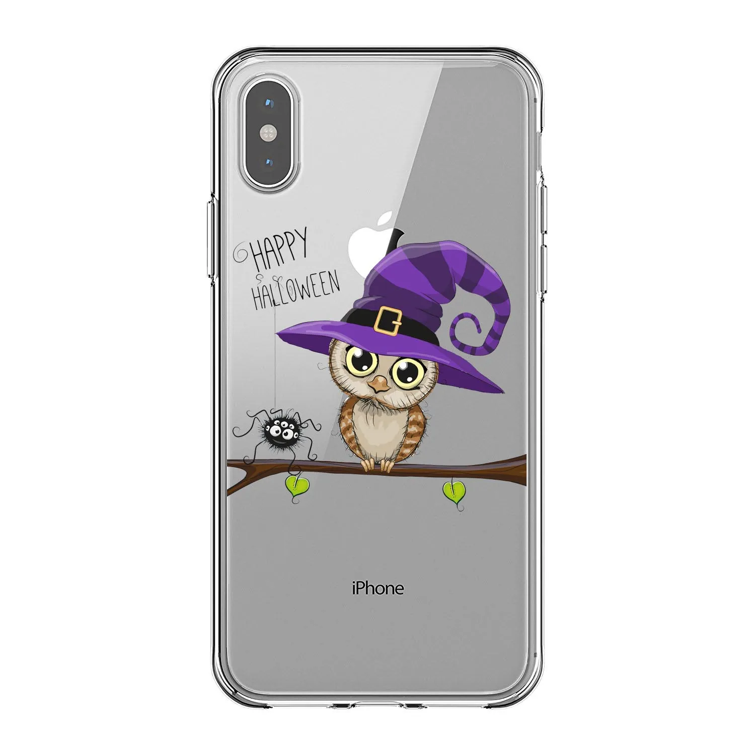 Милый прозрачный чехол с рисунком совы для X10 Max 6 6S Plus SE 5S 7 8 мягкий силиконовый из