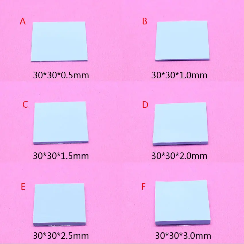 Теплопроводящая силиконовая прокладка для ЦП YuXi GPU охлаждающая термопрокладка