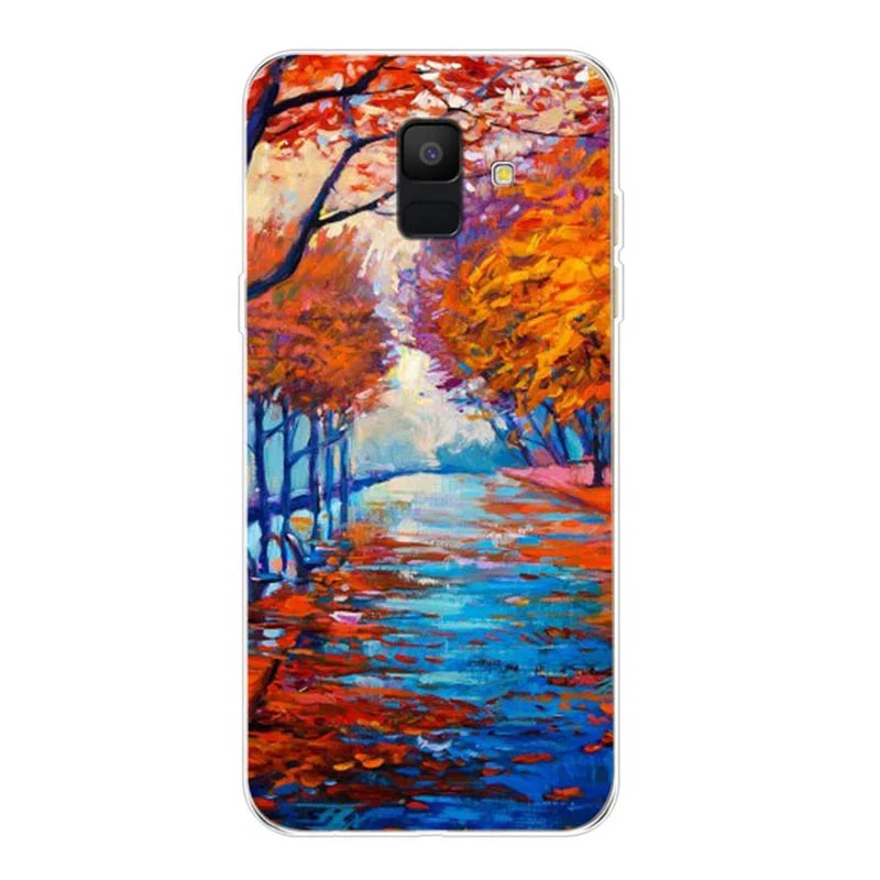 Прозрачный мягкий силиконовый чехол из ТПУ для Samsung Galaxy A600 A600F A6 2018 Чехлы E005 |