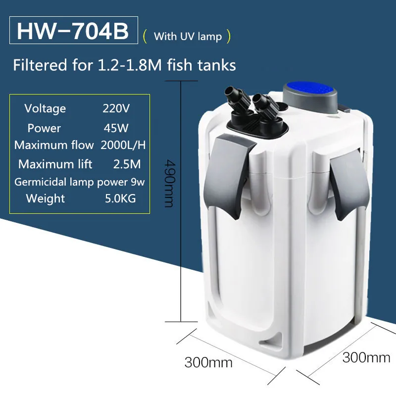 HW-704B SUNSUN HW 702A 703A 703B 704A 704B аквариумные принадлежности трава бак передний внешний корпус фильтра нижний фильтр коробка цилиндр - Цвет: HW-704B